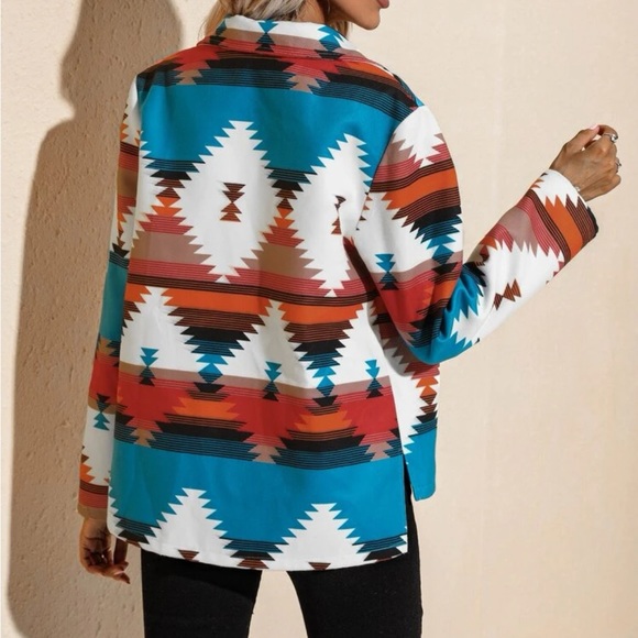 Aztec multicolored jacket NWOT - Picture 2 of 2